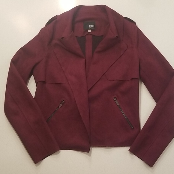 Kut from the Kloth draped moto jacket - Picture 10 of 11